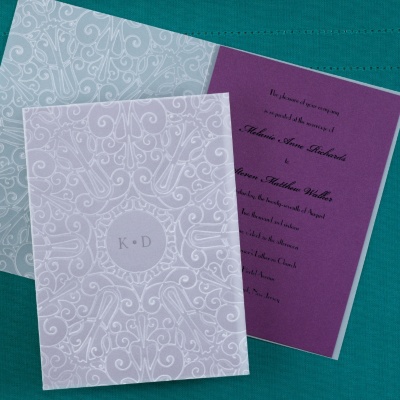 Purple Wedding Invitations